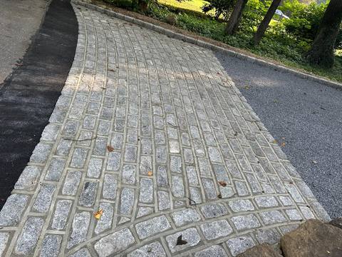 JNH Masonry paver driveway and walkway project