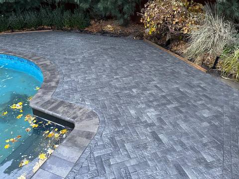JNH Masonry pool and patio project